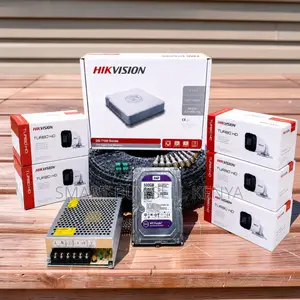 Inexpensive 5 Hikvision 1080p Full Hd CCTV Cameras Complete System Kit