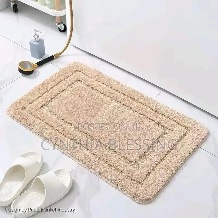 Flocking Bathroom Door Mats