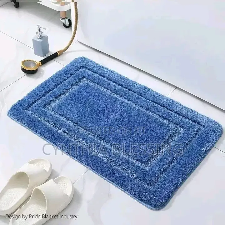 Flocking Bathroom Door Mats