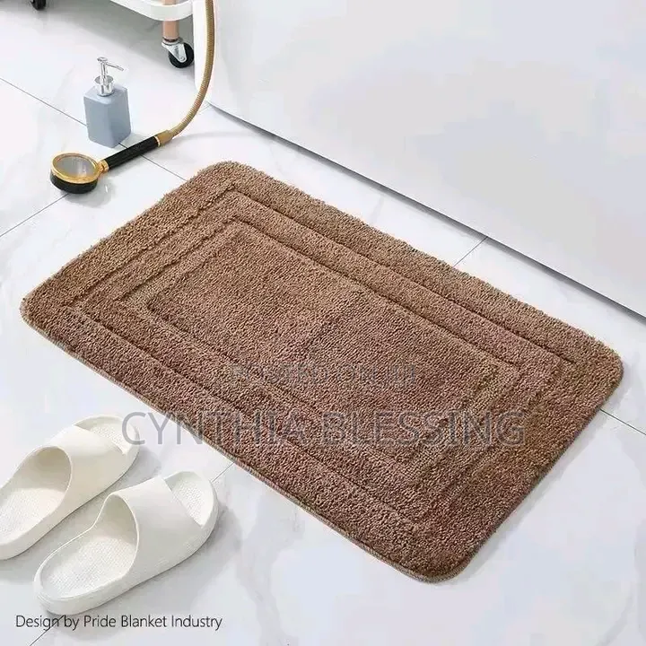 Flocking Bathroom Door Mats
