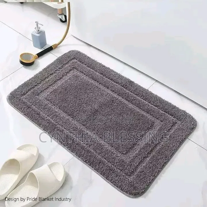 Flocking Bathroom Door Mats