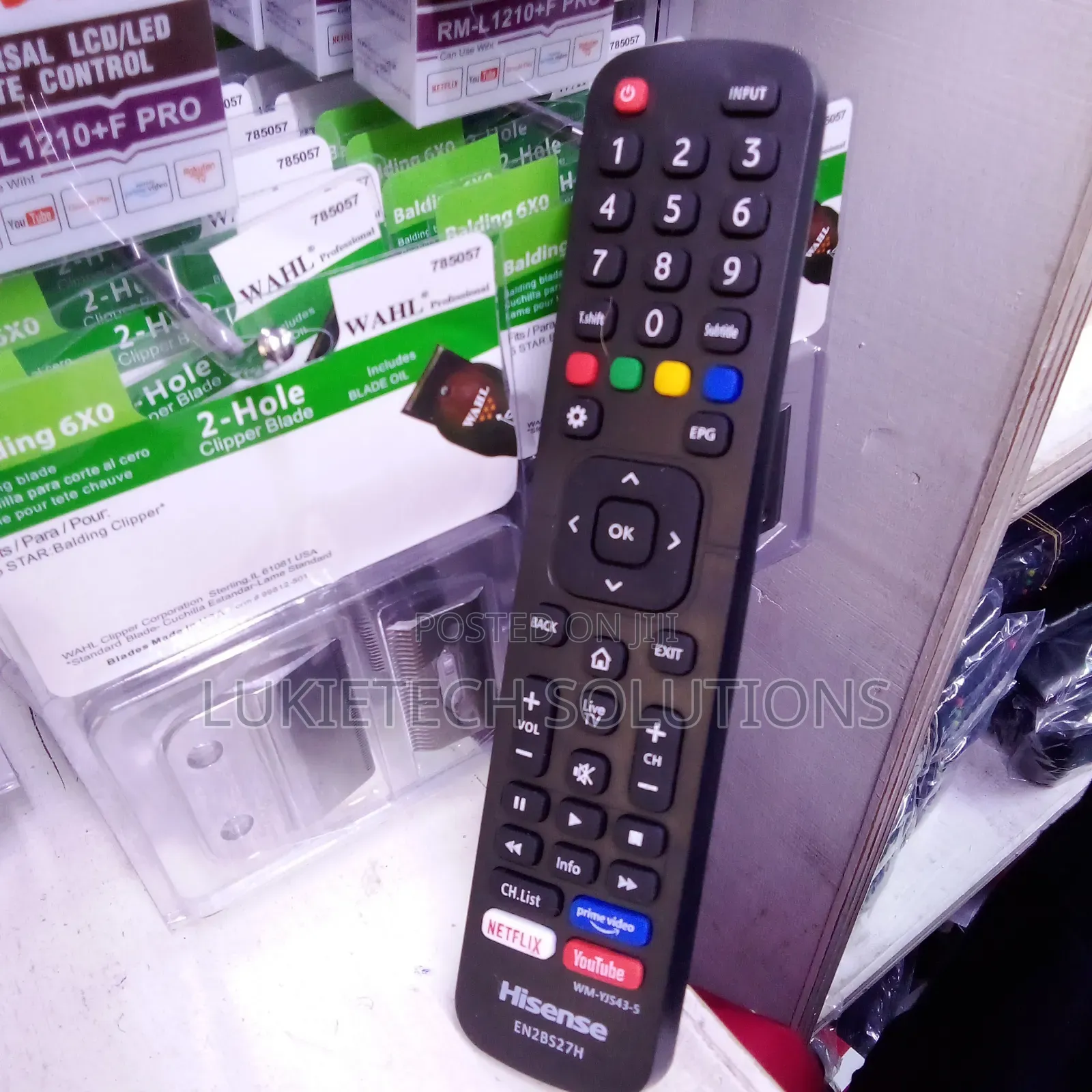 Hisence Tv Remote Control Youtube Prime Video Netflix