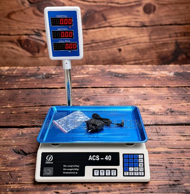 Corrosion Resistant Upto 40kgs Computerized Electronic Weight Scale
