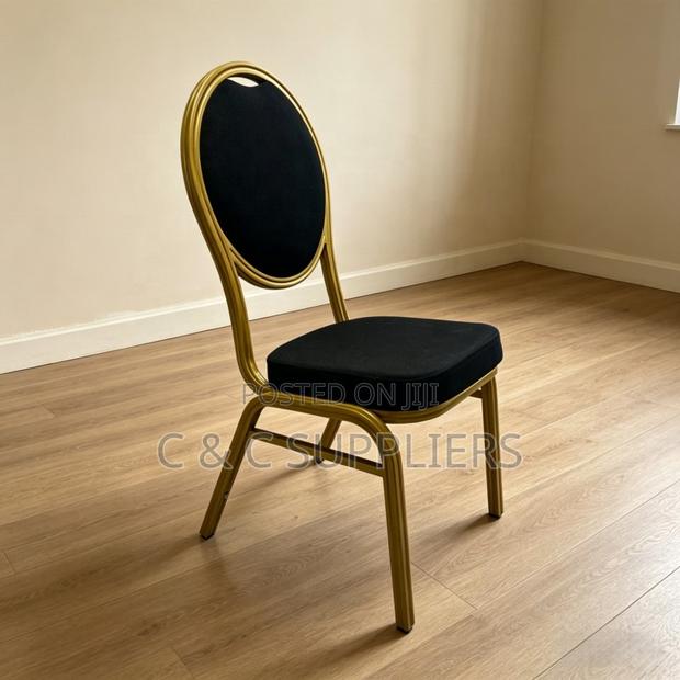 Armless Round Back Banquet Conference Chair - thumbnail 2