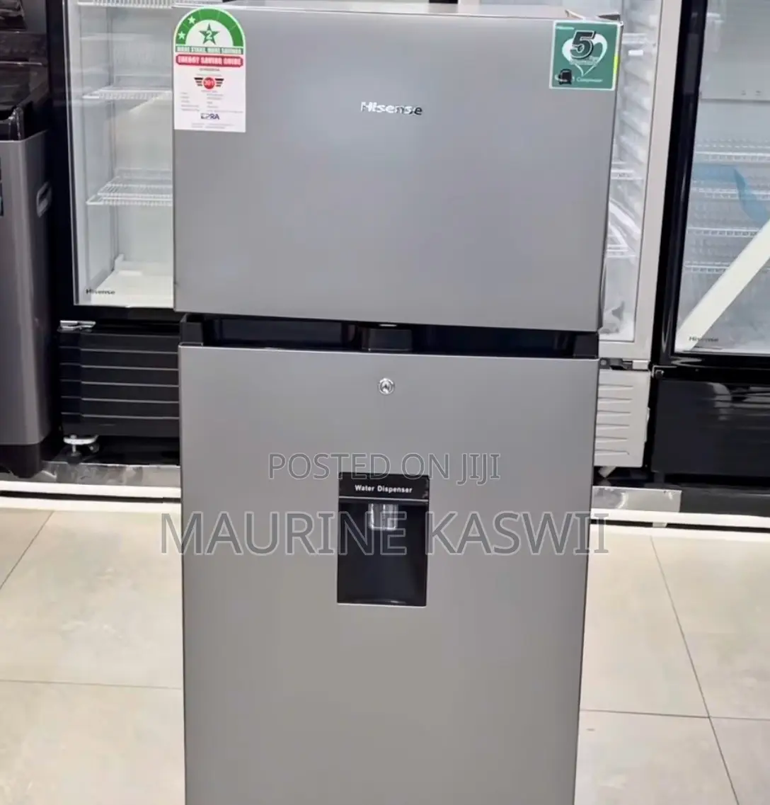 Hisense 205l Double Door With Water Dispenser 5 Years Warranty