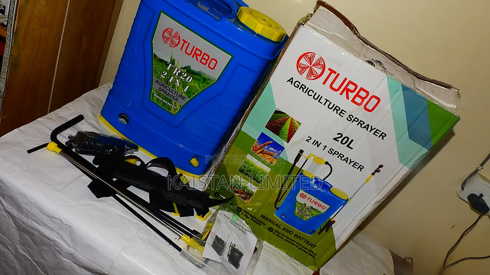 Turbo Heavy Duty 2-in-1 Battery Manual Agricultural Sprayer