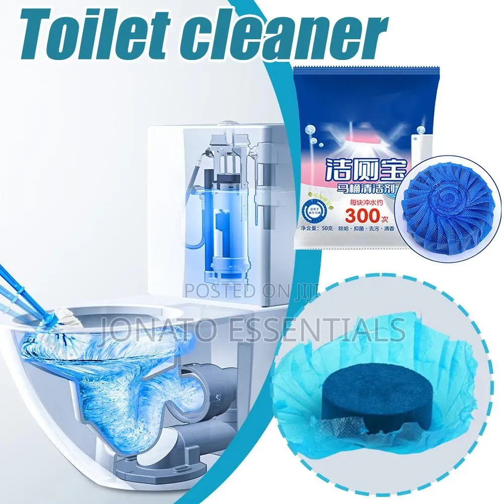 Blue Bubble Toilet Cleaner Tablets 10-Pack Flush Tank Deodorizer