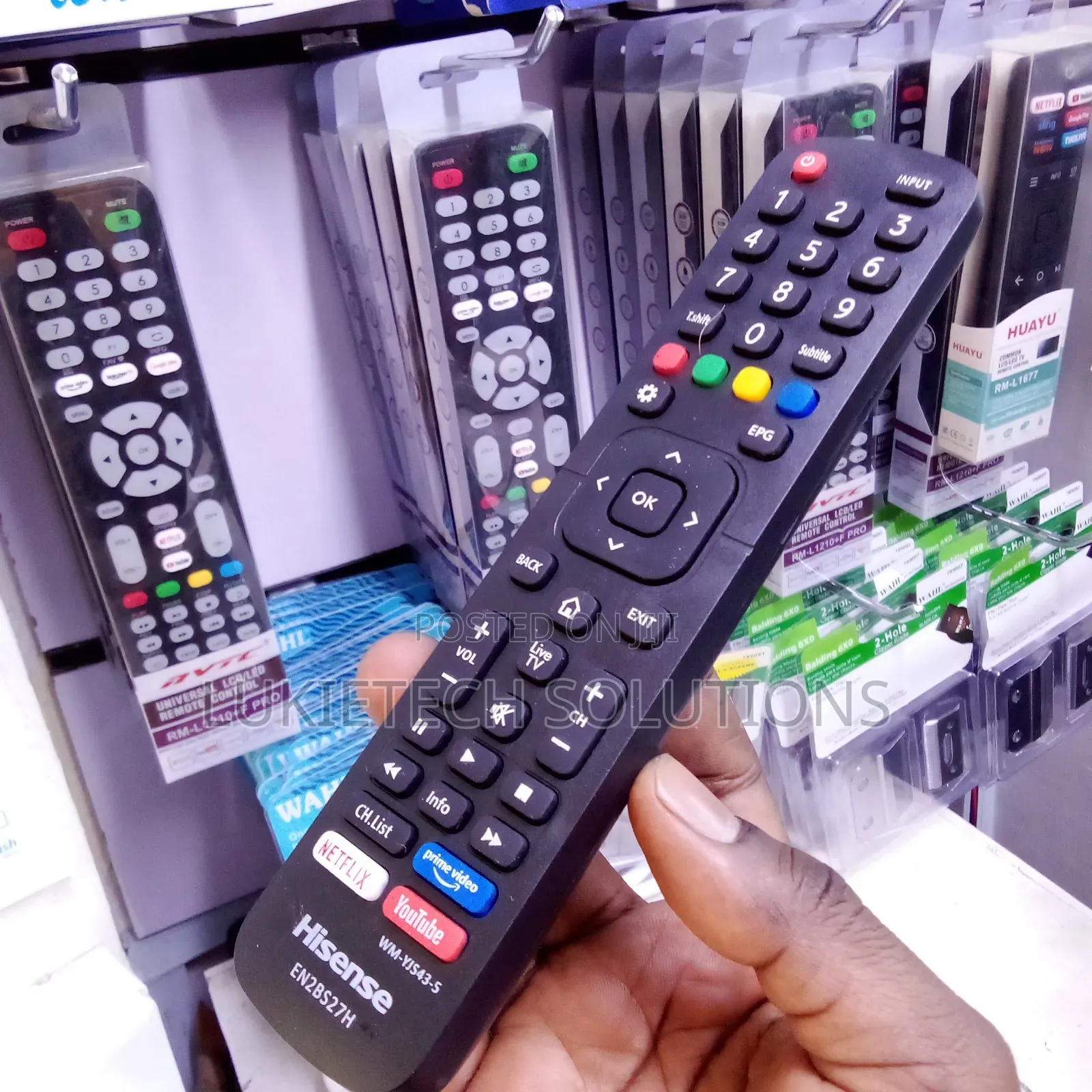 Hisence Smart Tv Remote Control Netflix Youtube Prime Video Function