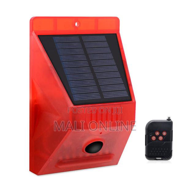 Security Siren Alarm Remote Solar-powered For Home