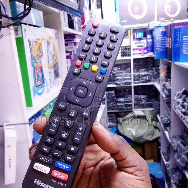 Hisense Smart Tv Remote Control High Standard Remote All Functions