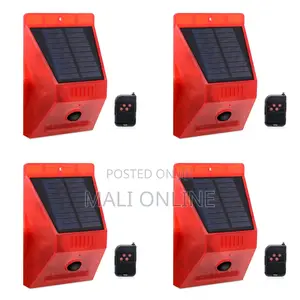 Security Siren Alarm Remote Solar-powered For Home