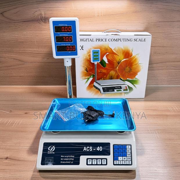 Strong Platform Acs 40 Upto 40kgs Computerized Electronic Weight Scale