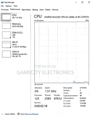 Desktop Computer Lenovo ThinkStation P910 1GB Intel Xeon SSD 256GB