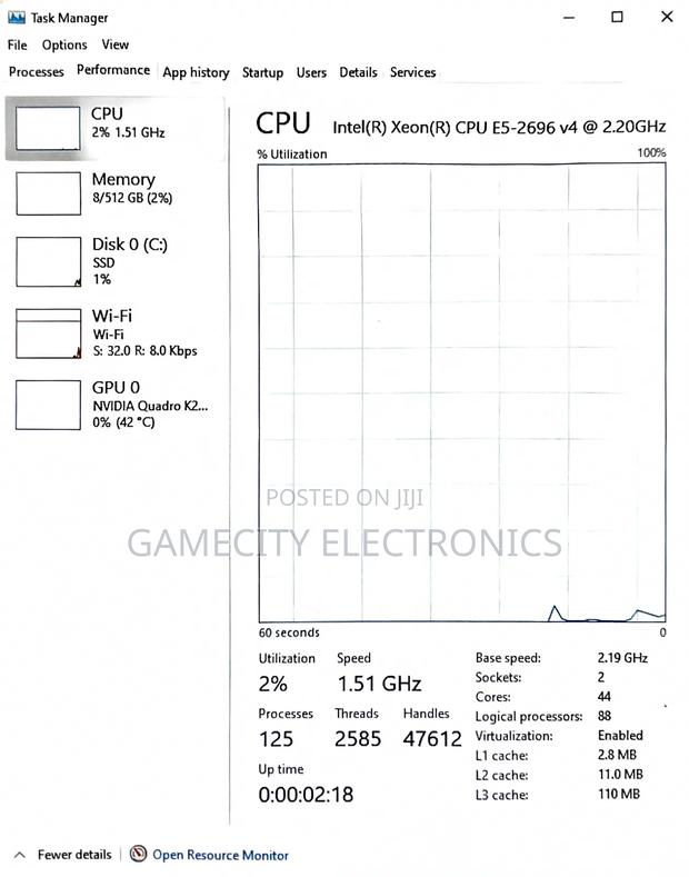 Desktop Computer Lenovo ThinkStation P910 1GB Intel Xeon SSD 256GB - thumbnail 4