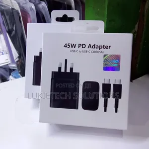 45 Watts Samsung Complete With Cable Charger, Excellent Power Delivery
