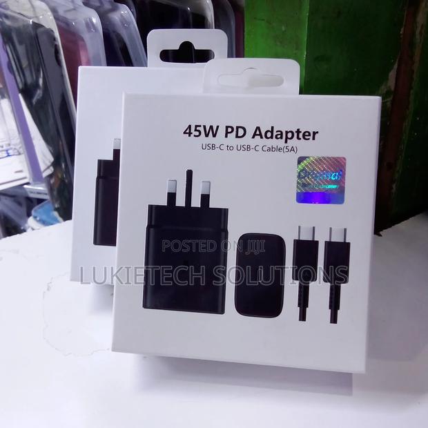45 Watts Samsung Complete With Cable Charger, Excellent Power Delivery