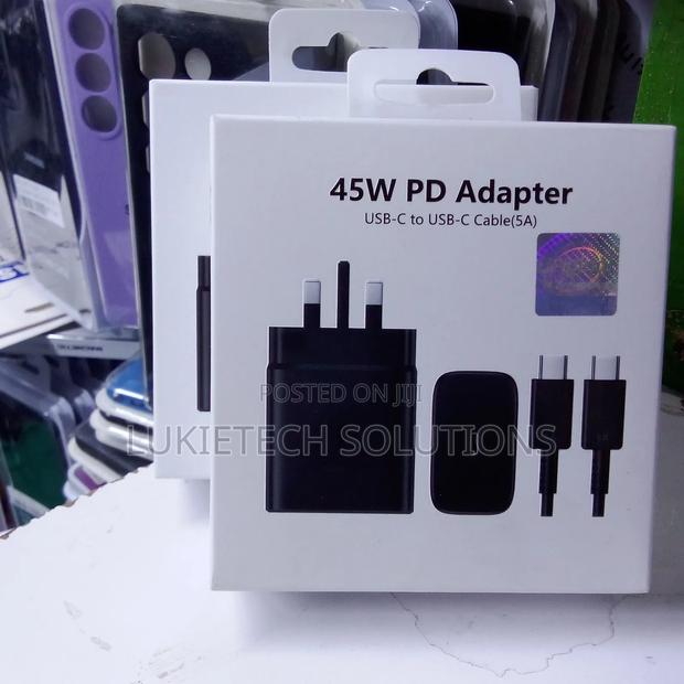 45 Watts Samsung Complete With Cable Charger, Excellent Power Delivery - thumbnail 2