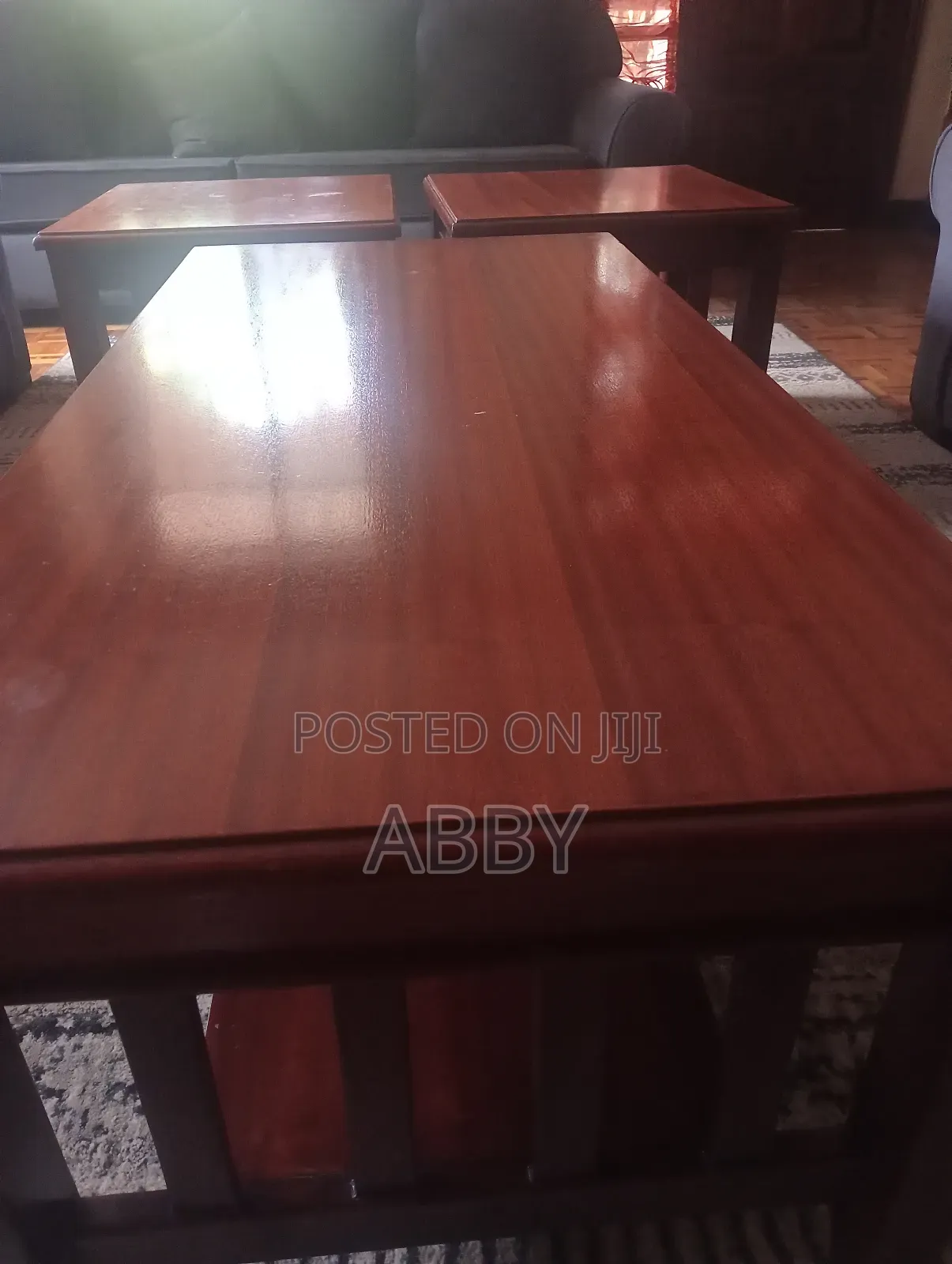 3 Piece Mahogany Coffee Table