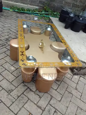 Puff Glass Coffee Table