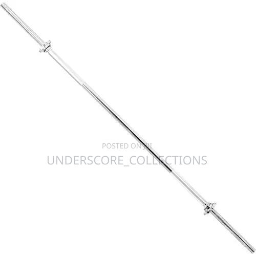 1.5-Meter Threaded Standard Chrome Barbell Bar