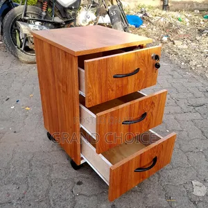 Brown Bed Side Drawer Cabinet