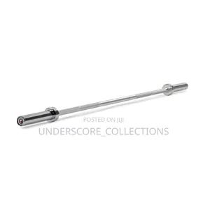 Chrome-Plated Solid Steel Olympic Barbell