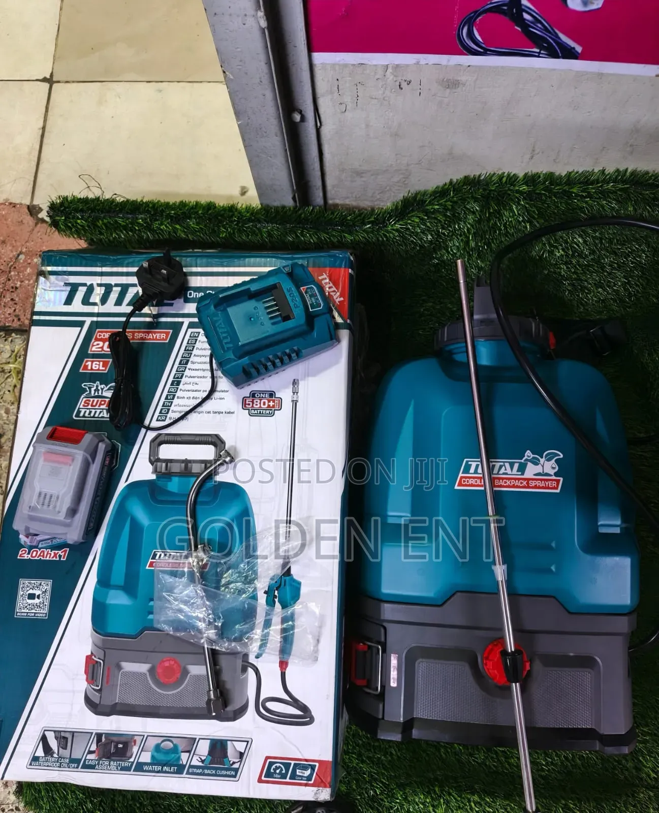 Total Cordless Knapsack Sprayer/16l Cordless Knapsack Sprayer 20v