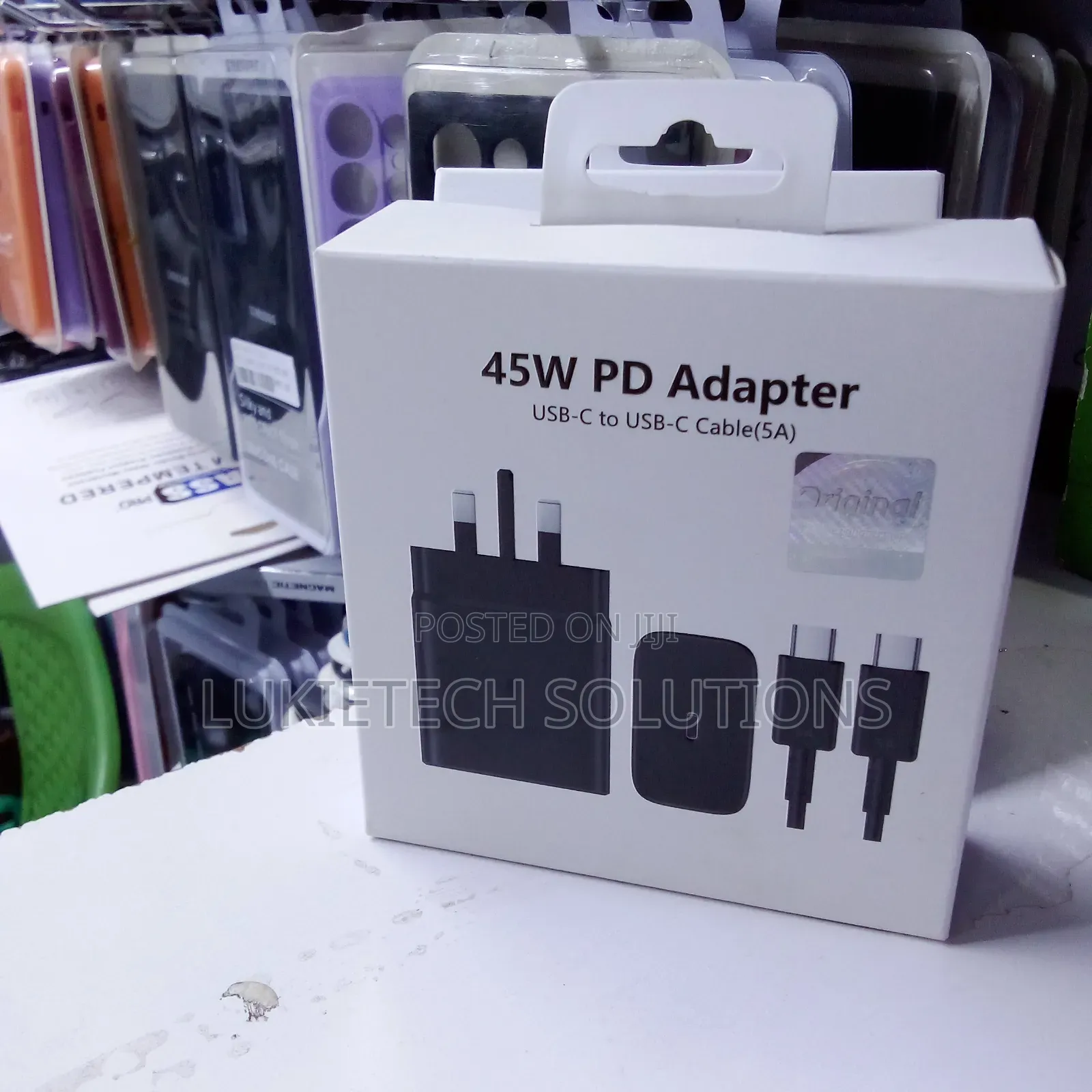 Good 45 Watts Samsung Charger Complete With (5a) Fast Charging Cable