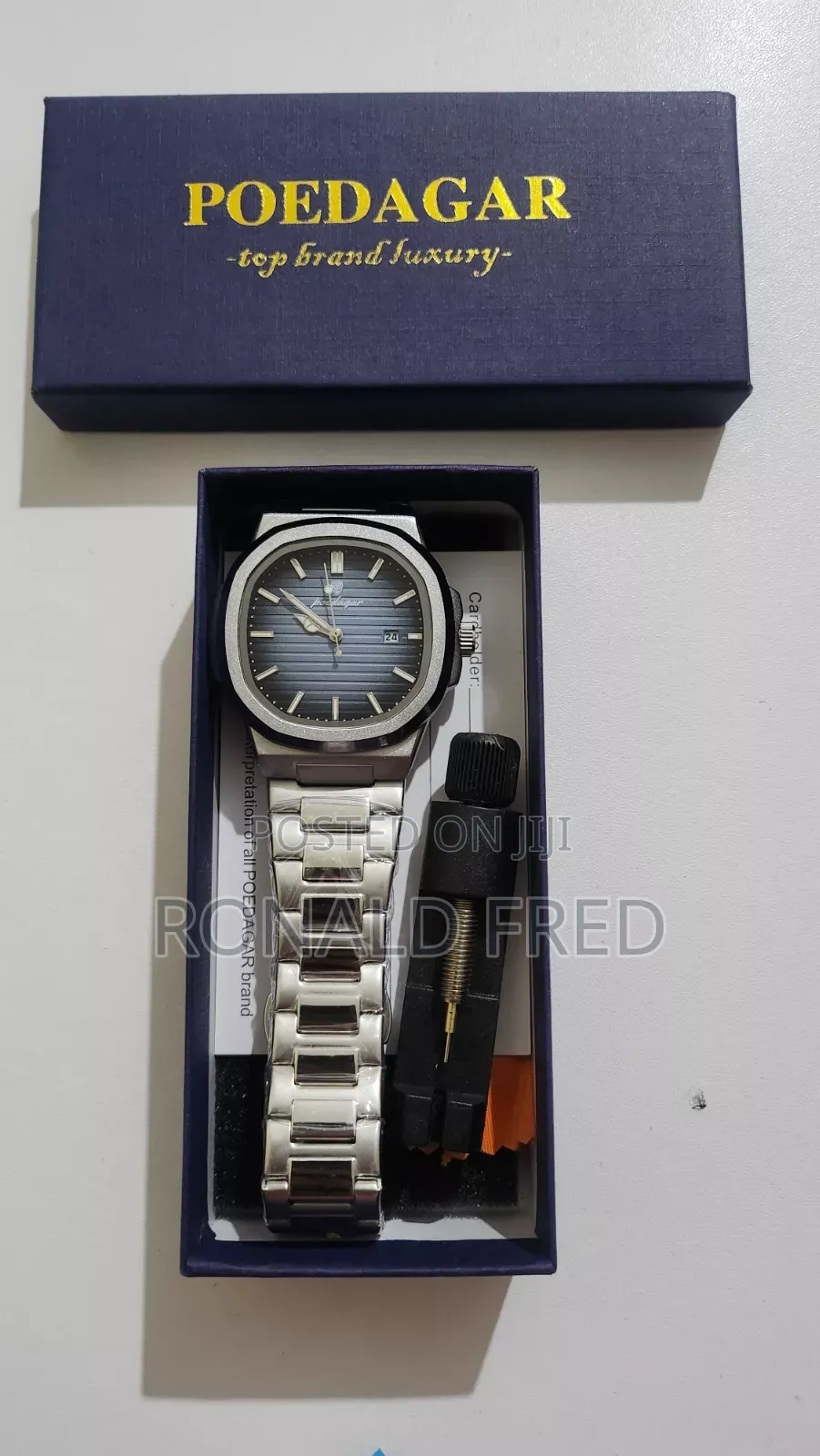 Poedagar Square Luxury Men's Watch