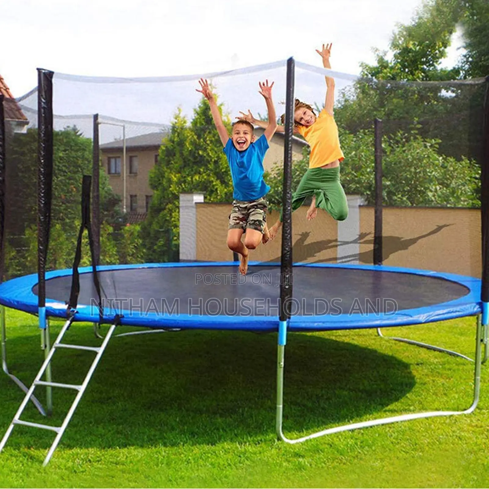 8ft Trampoline With Safety Enclosure Net