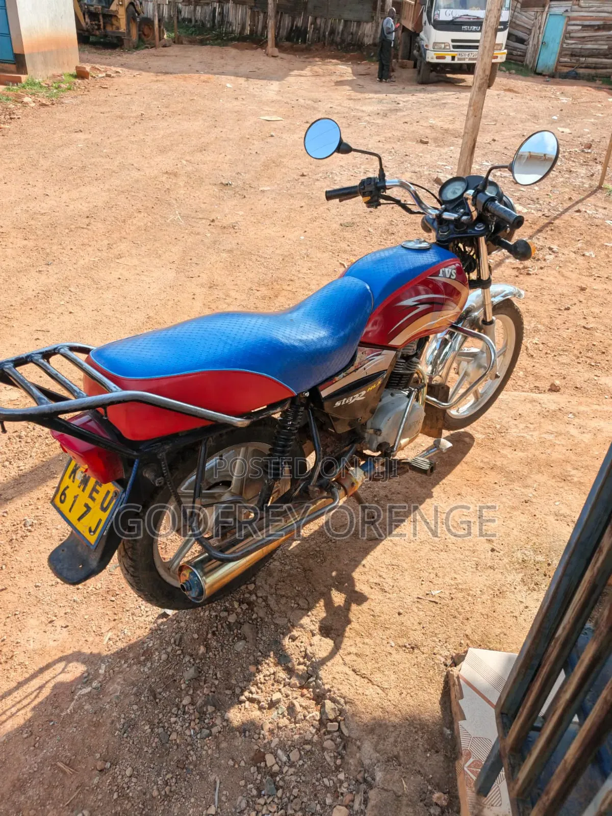 TVS XL 100 2018 Red