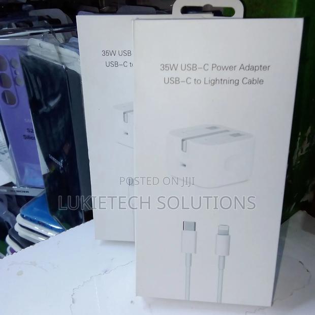 iPhone Charger 35 Watts Complete Usb-C to Lightning Fast Cable (5a) - thumbnail 2