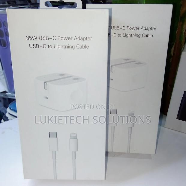 iPhone Charger 35 Watts Complete Usb-C to Lightning Fast Cable (5a)