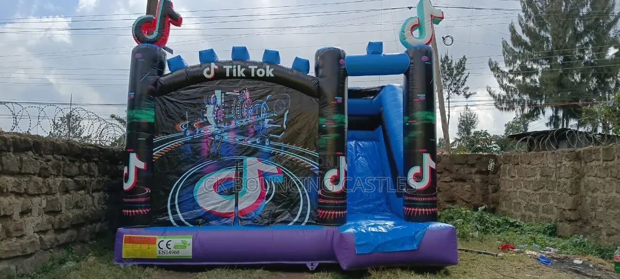 Tiktok Themed Bouncy Castles Available for Hire