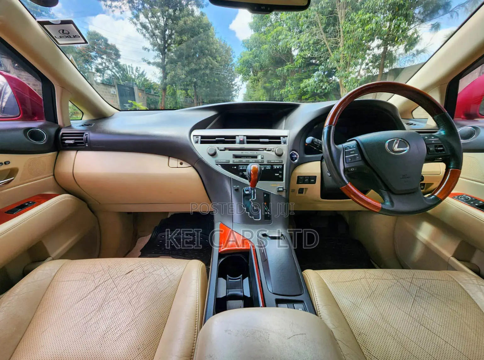 Lexus RX 450h 2010 Red