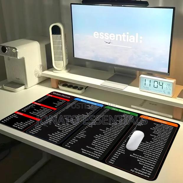 30x60cm Shortcuts Mouse Pad Non-Slip Desk Mat Office