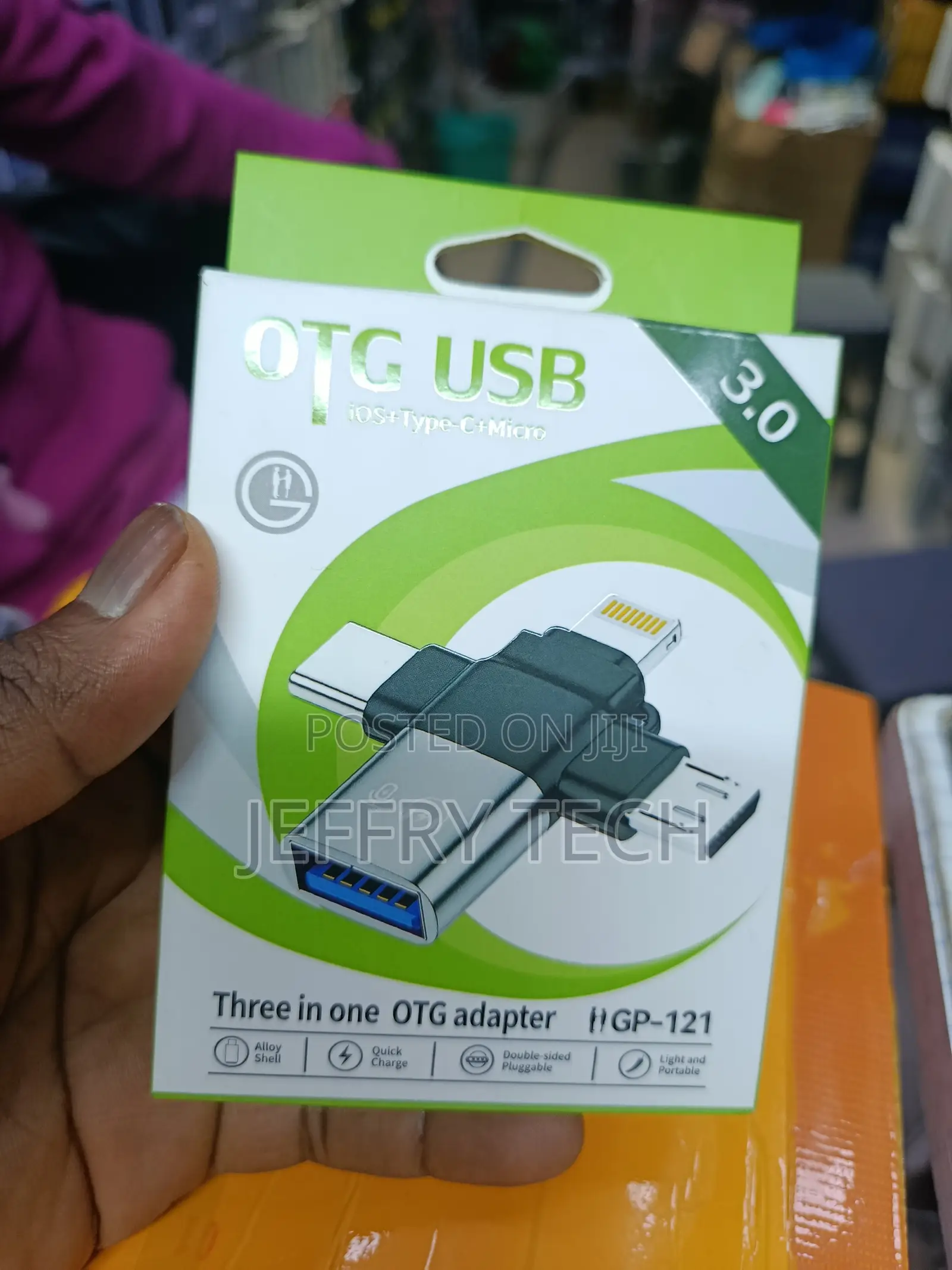Otg 3in1 iPhone Otg Typec Micro Usb 3.0 Flash Drive Card Reader
