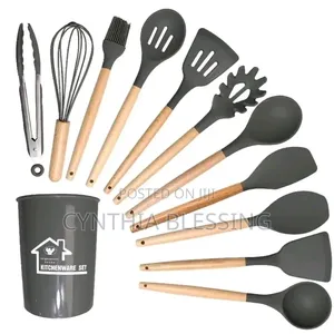  12pcs Silicone Serving Spoons Set