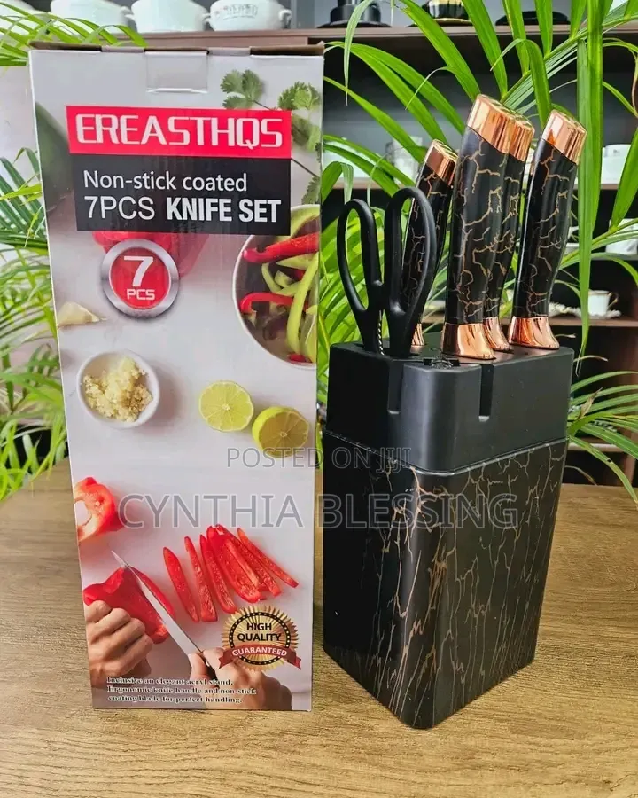7pcs Marble Knife Set