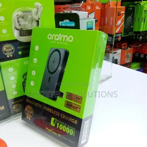 Oraimo Wireless Powerbank 10000 Mah With Foldable Stand 22.5 Watts
