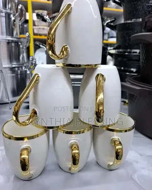 Gold Ring Mugs