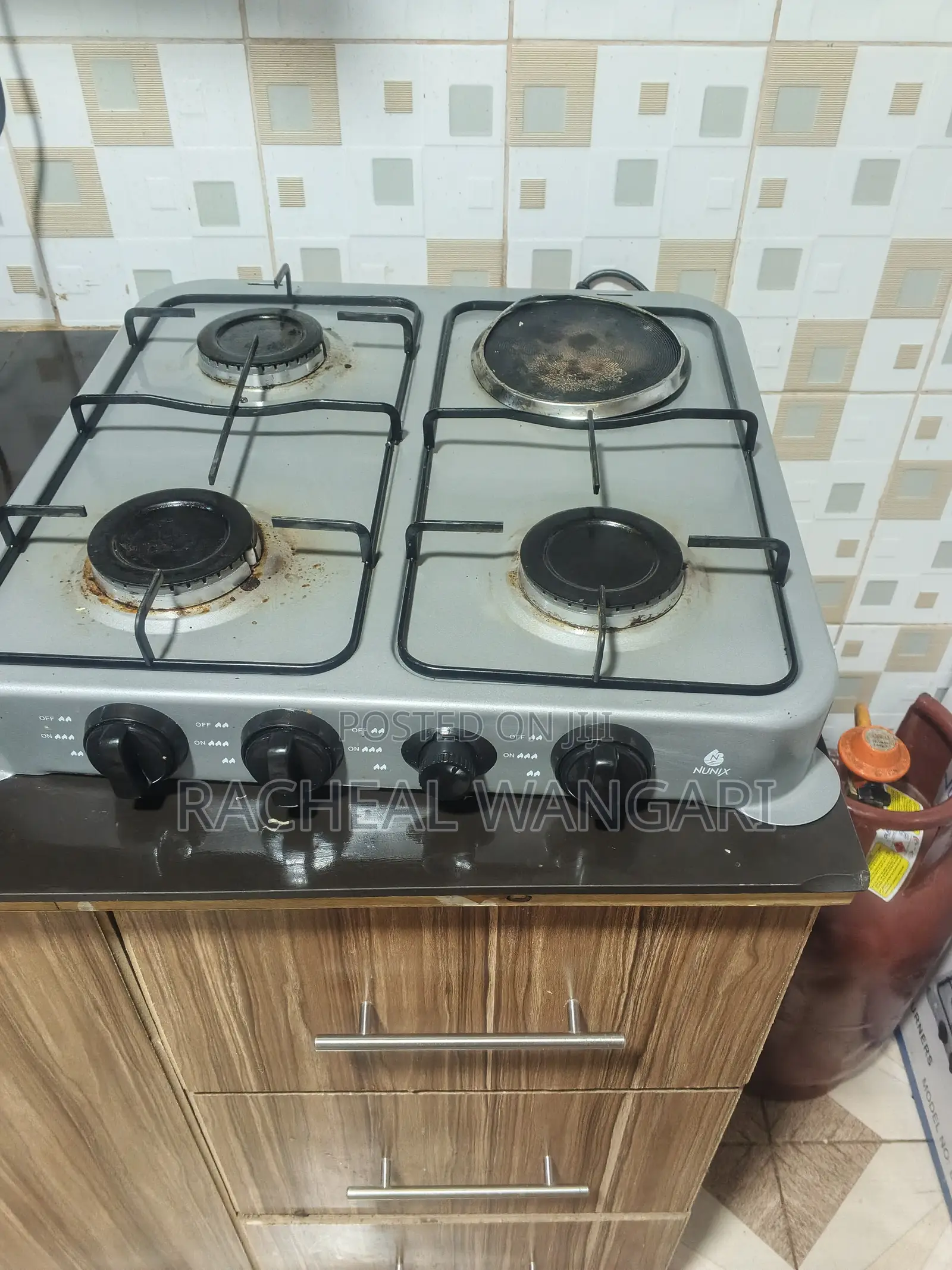 3 Gas Burner 1 Electric Table Top