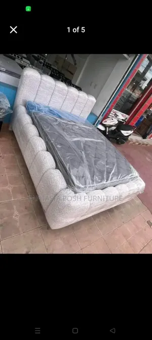 Grey 5x6 Bubble Bed + Mattress