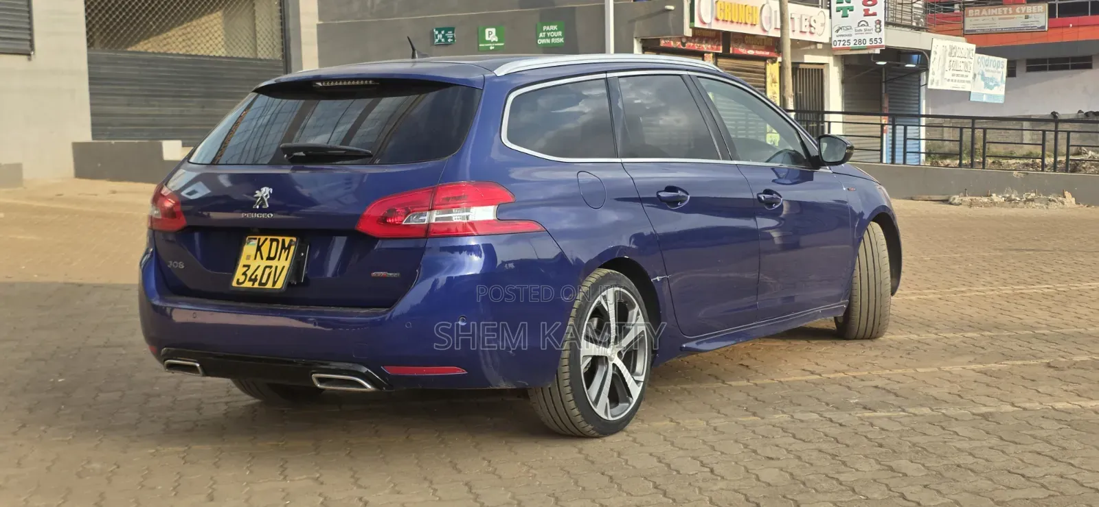 Peugeot 308 2017 Blue