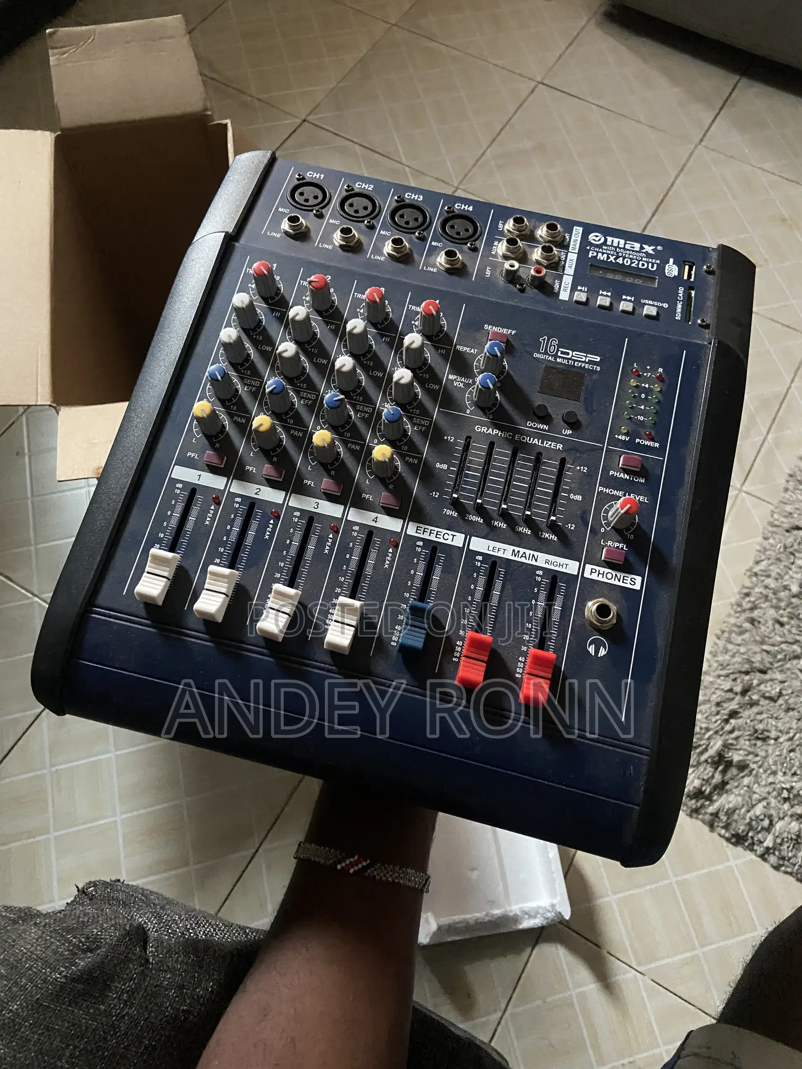 4 Chanel Audio Mixer With Amplifier Bluetooth; Mixer for Sale