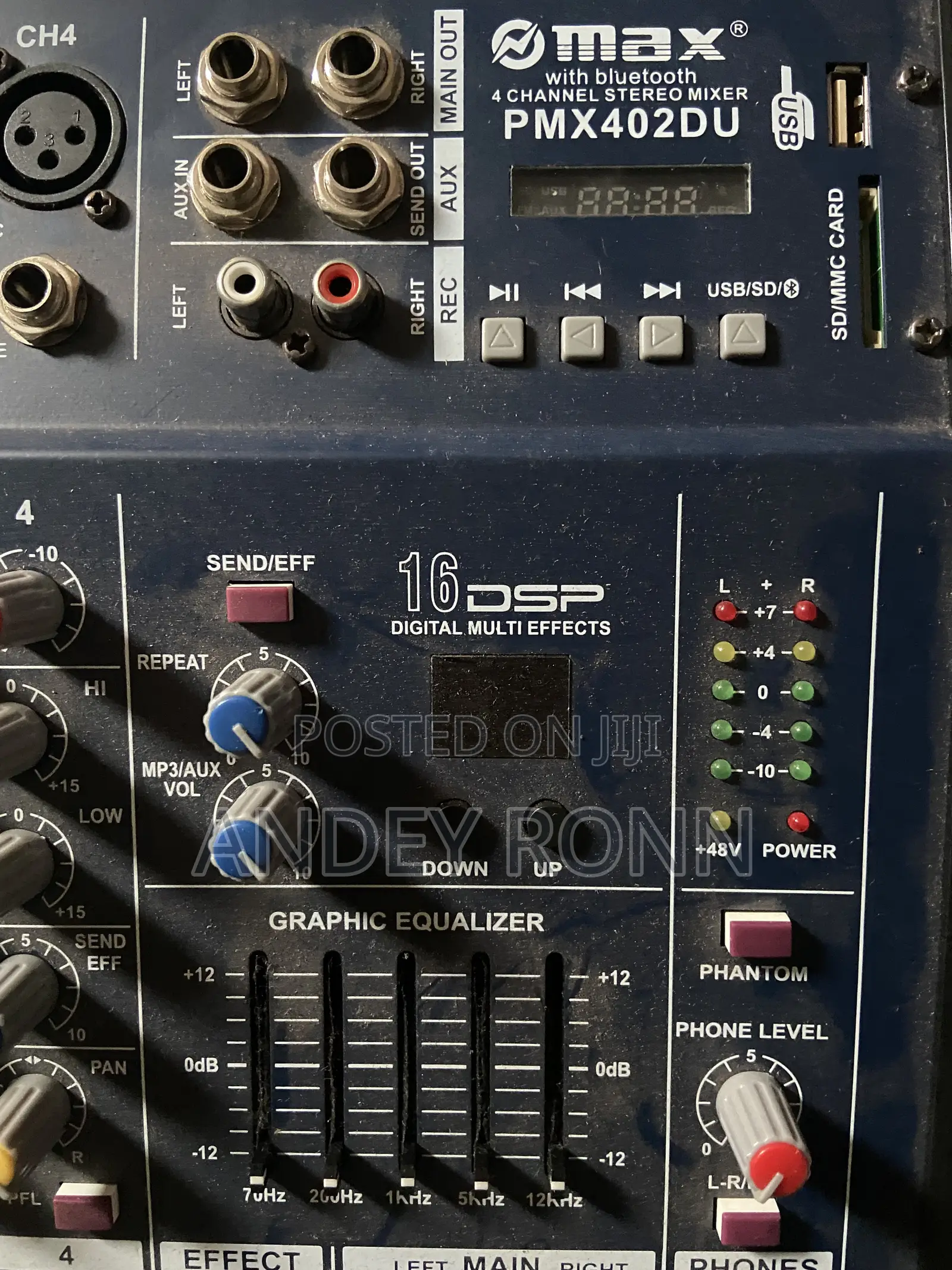 4 Chanel Audio Mixer With Amplifier Bluetooth; Mixer for Sale