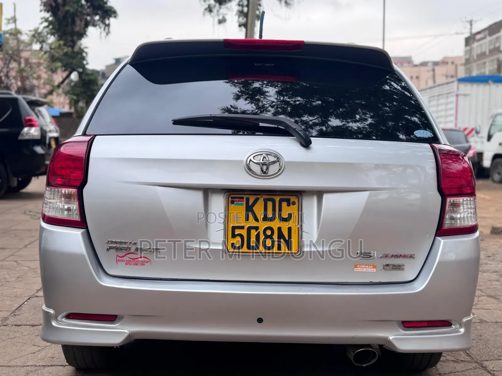 Toyota Corolla Fielder 2013 Silver