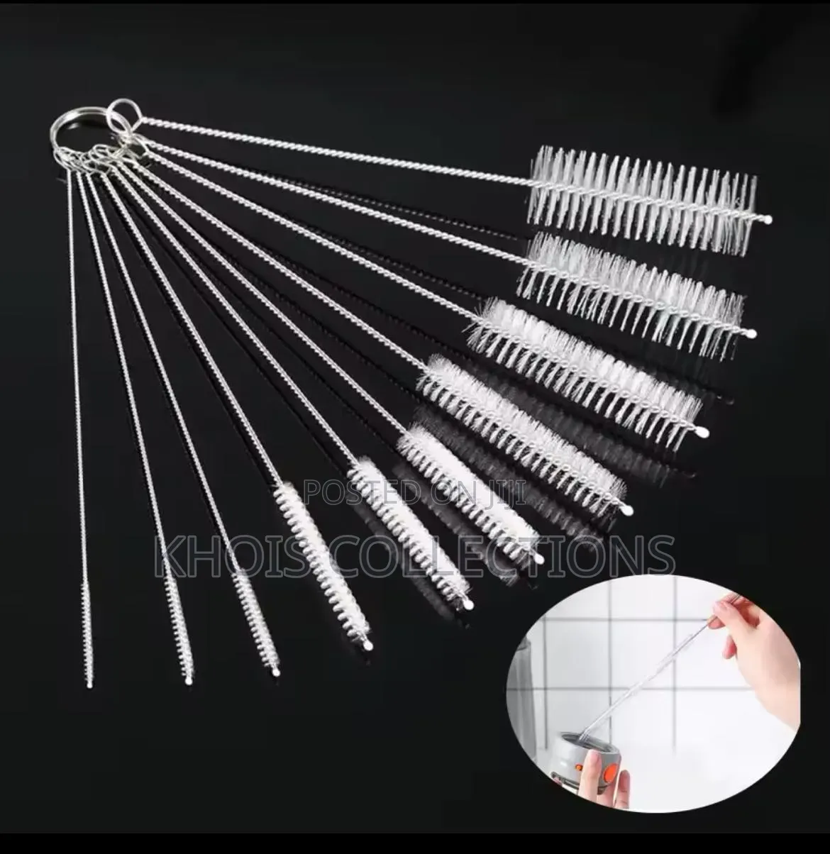 10pcs Straw Cleaning Brush Set