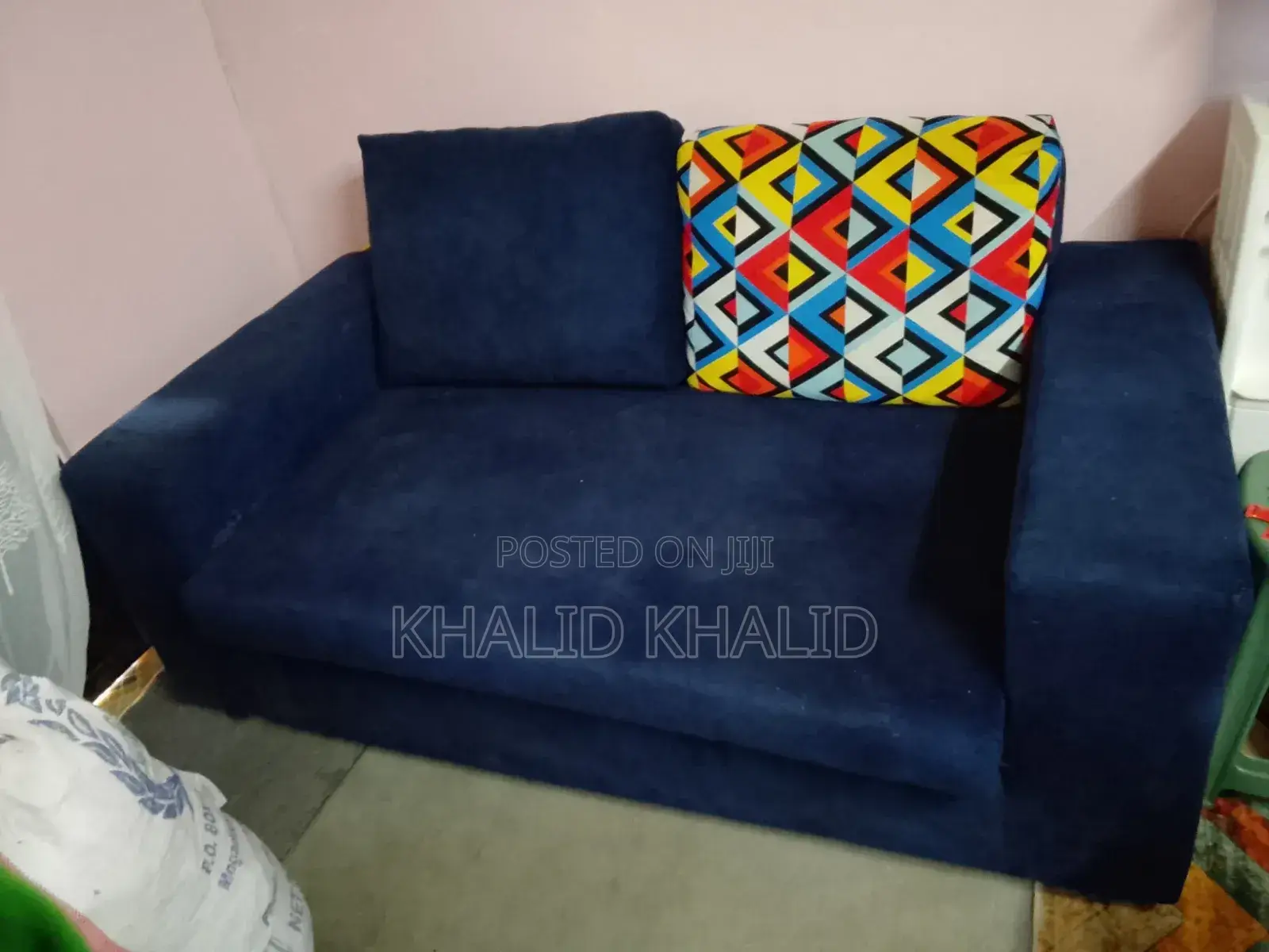 Navy Blue 2 Seater