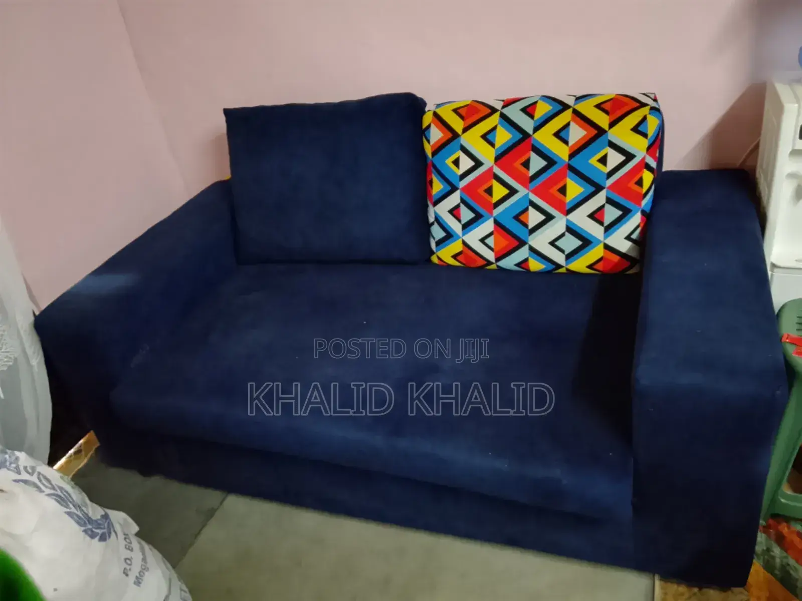 Navy Blue 2 Seater